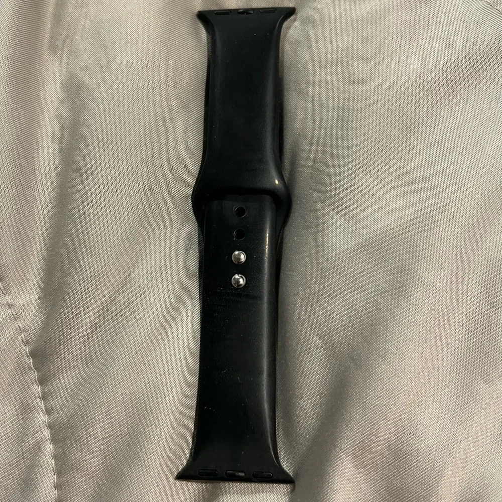❗️BOGO❗️ Black Silicone Watch Band(38/40/41mm)
